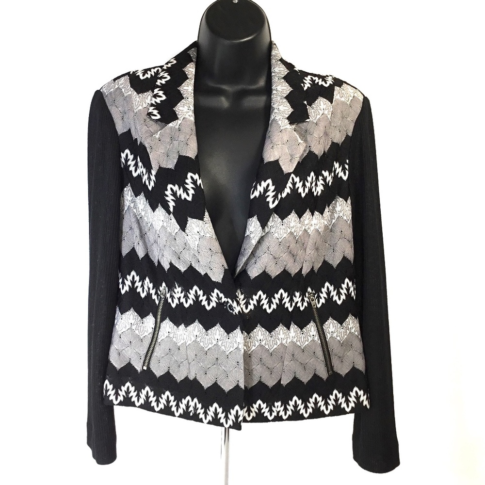 Anthracite by Muse Women's Flat Weave Jacket